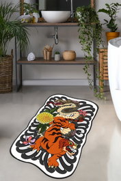 Mijölnir Alfombrilla de Baño Wild Animals Multicolor